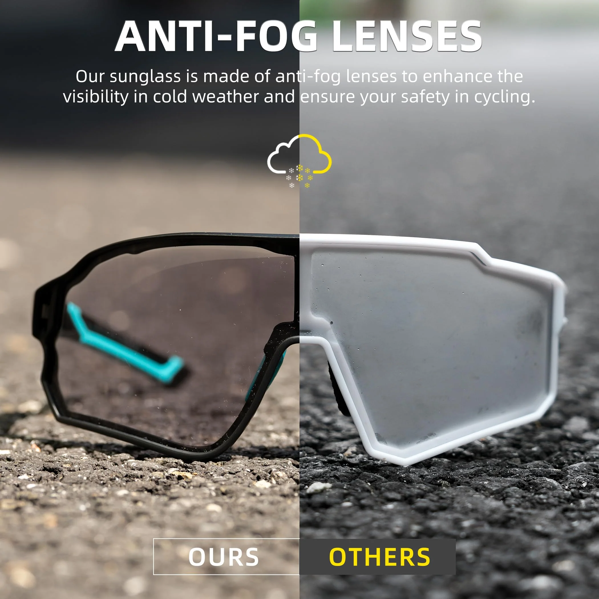 Thickened PC Lens Photochromic Sunglasses (UV400) - Image 28