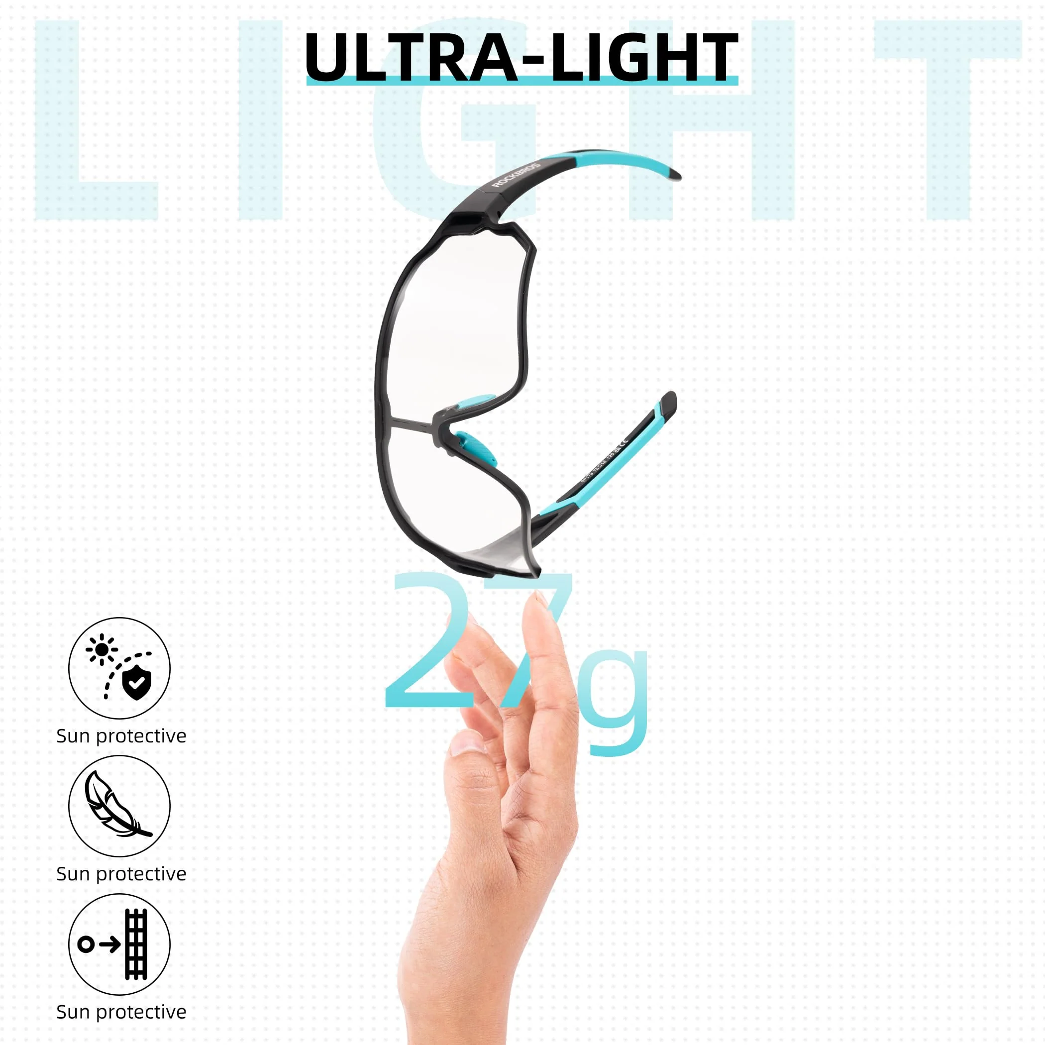 Thickened PC Lens Photochromic Sunglasses (UV400) - Image 29