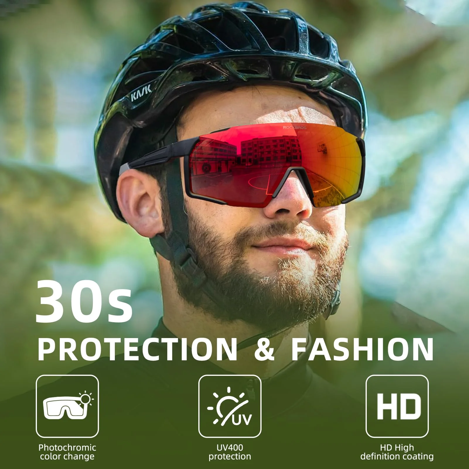 Polarised Full-Lens Sunglasses for Outdoor Sports - Image 17