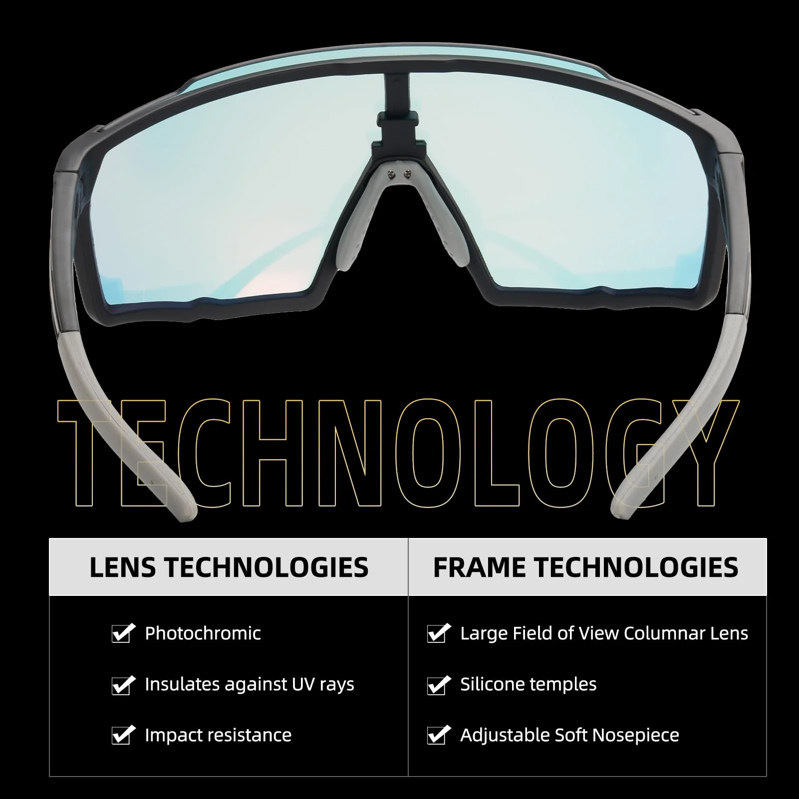 Polarised Full-Lens Sunglasses for Outdoor Sports - Image 19
