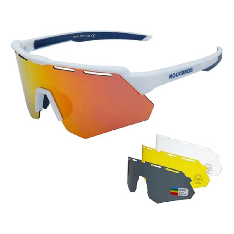 Polarized Cycling Glasses with 4 Interchangeable Lenses - Image 4