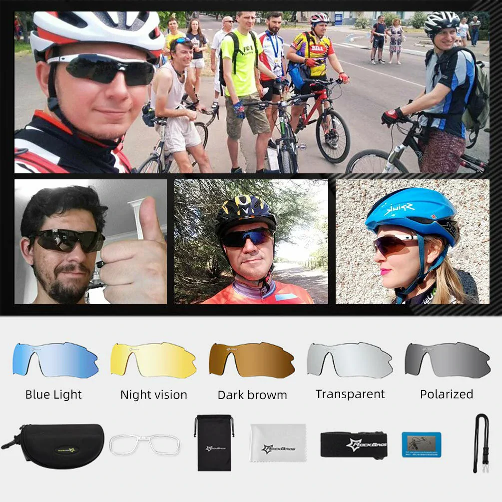 Polarized Sports Sunglasses for Cycling - Image 21