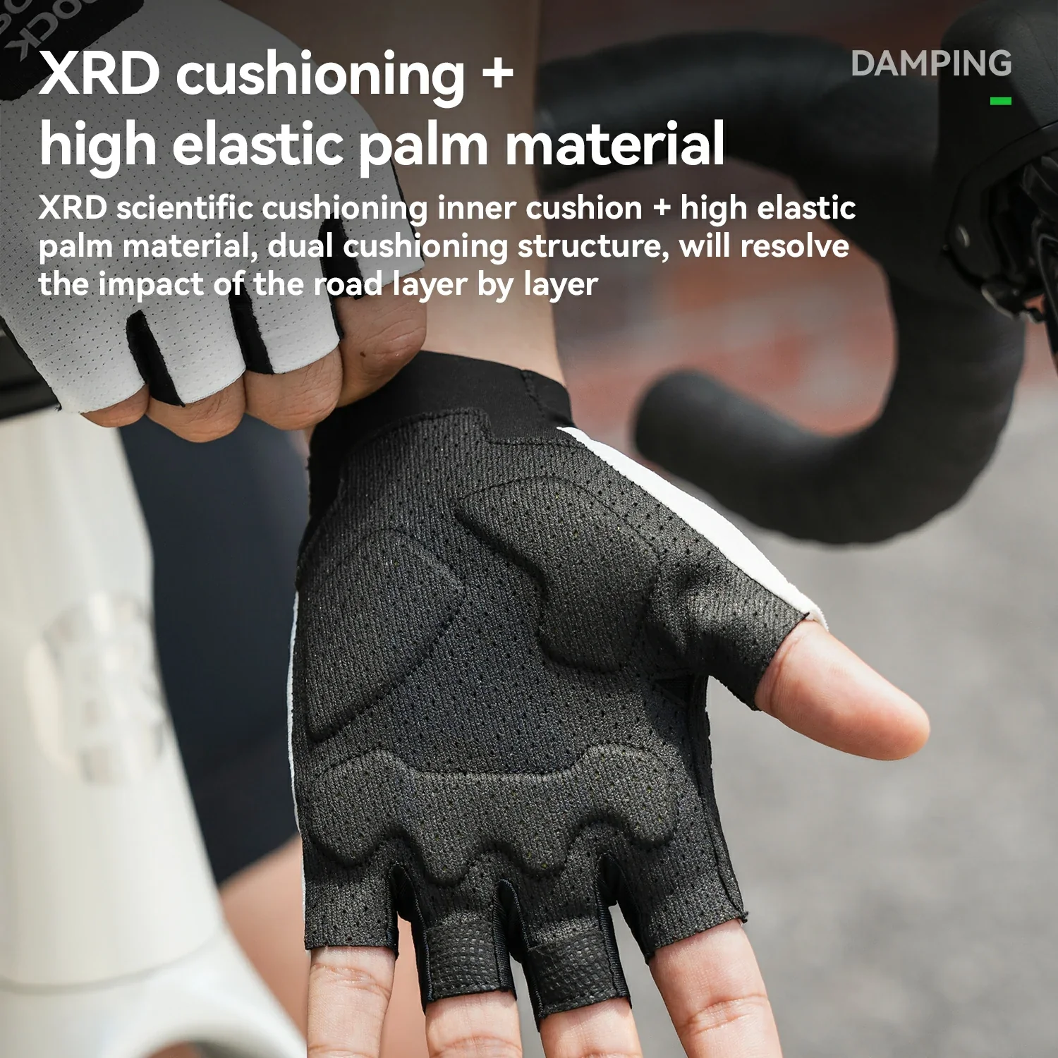 ROCKBROS S403 Minimalist Half Finger Cycling Gloves - Image 7