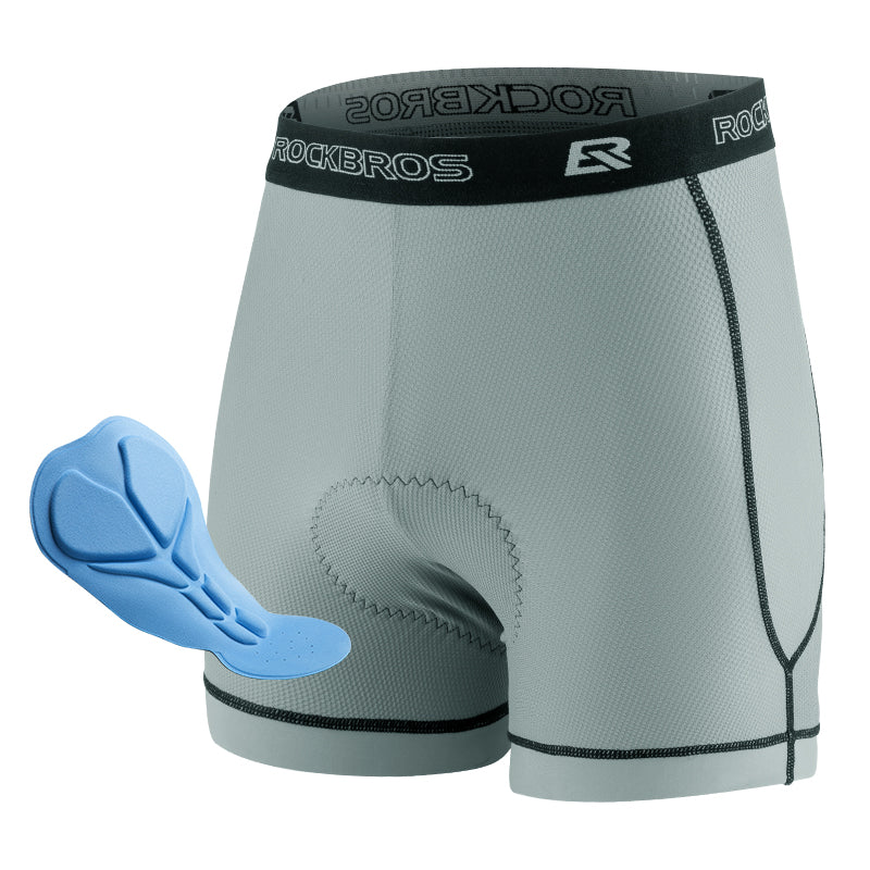 ROCKBROS Sports Men's Cycling Underwear Liner Shorts 3D Padded - Image 3