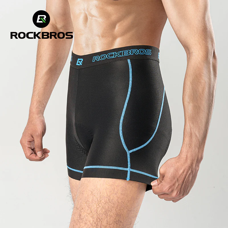 ROCKBROS Sports Men's Cycling Underwear Liner Shorts 3D Padded - Image 4