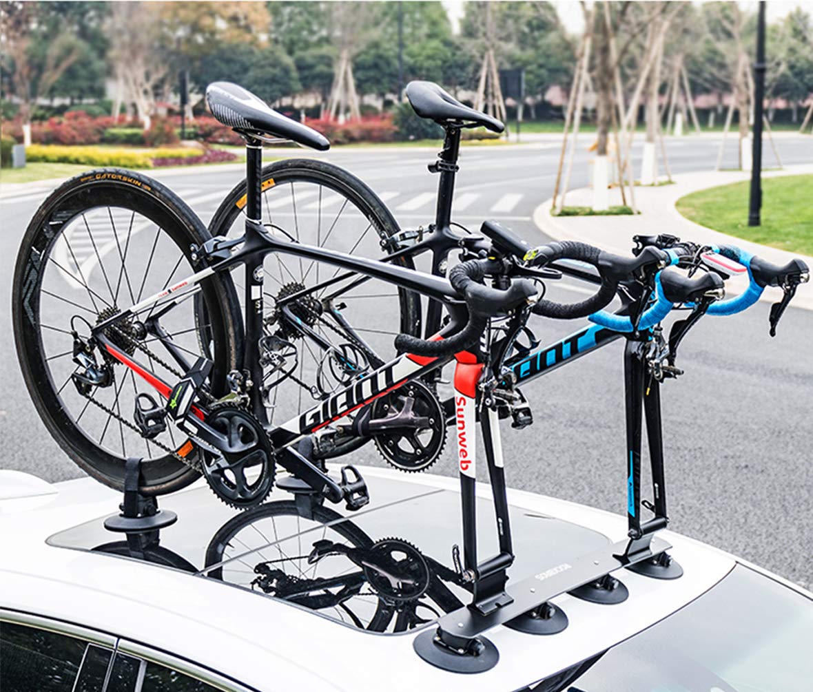 ROCKBROS Suction Cup Bike Rack for Car Roof Quick Release Sucker Mount - Image 50