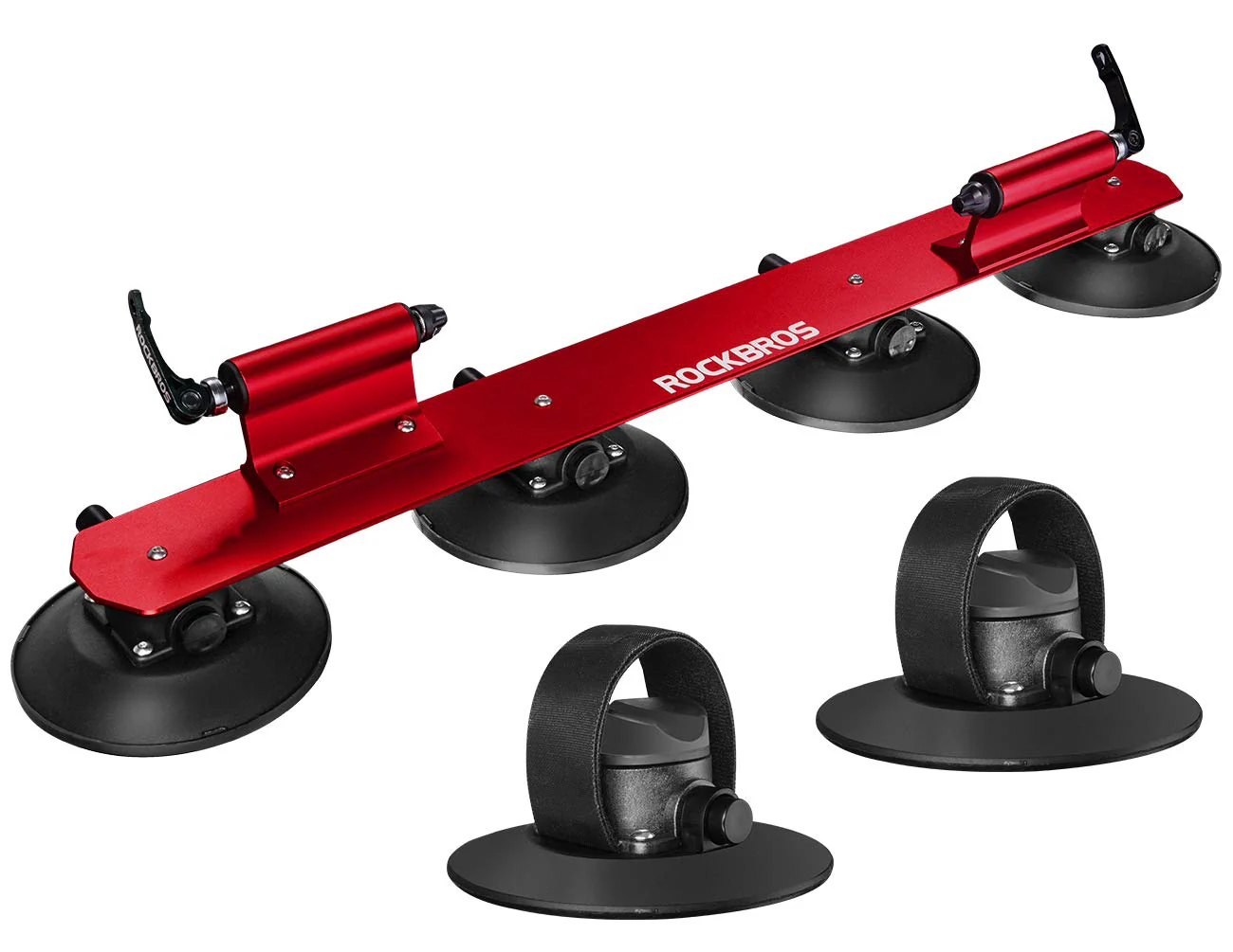 ROCKBROS Suction Cup Bike Rack for Car Roof Quick Release Sucker Mount - Image 9