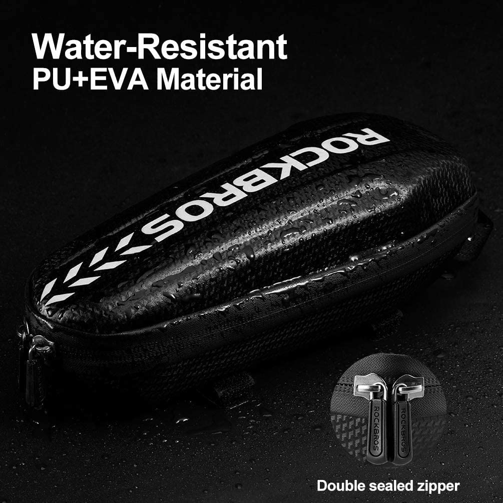 ROCKBROS Top Tube Bike Bag Bike Front Frame Bag EVA Bicycle Bag Below 6.2"/6.5" - Image 5