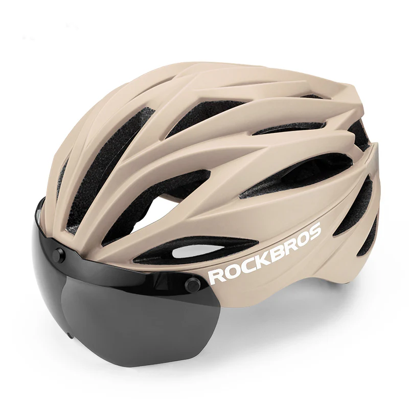 ROCKBROS Trail Helmet with Magnetic Goggles, Ionic+® Technology, and Adjustable Fit - Image 3