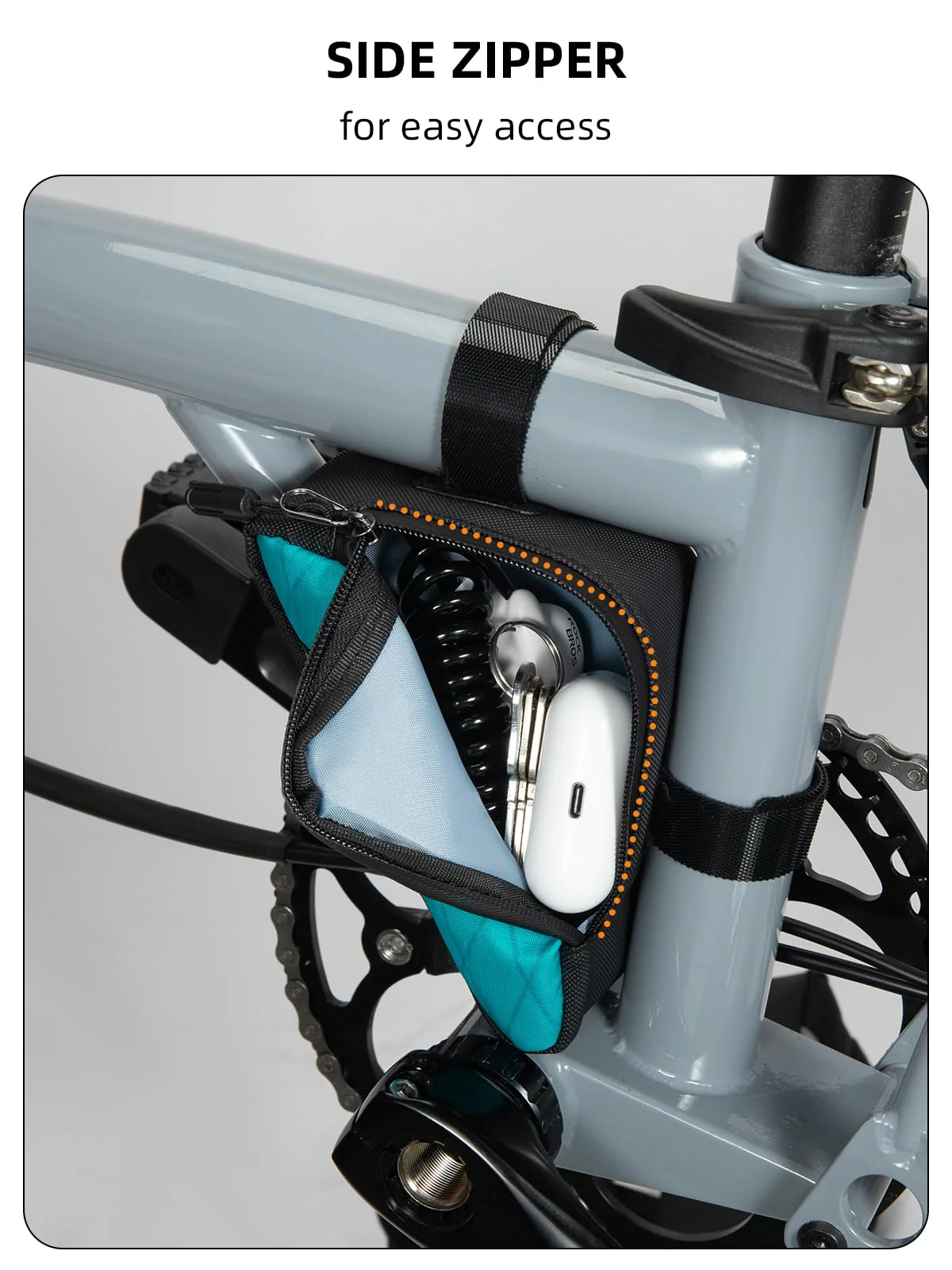 Compact Triangle Bike Tool Storage Bag - Image 23