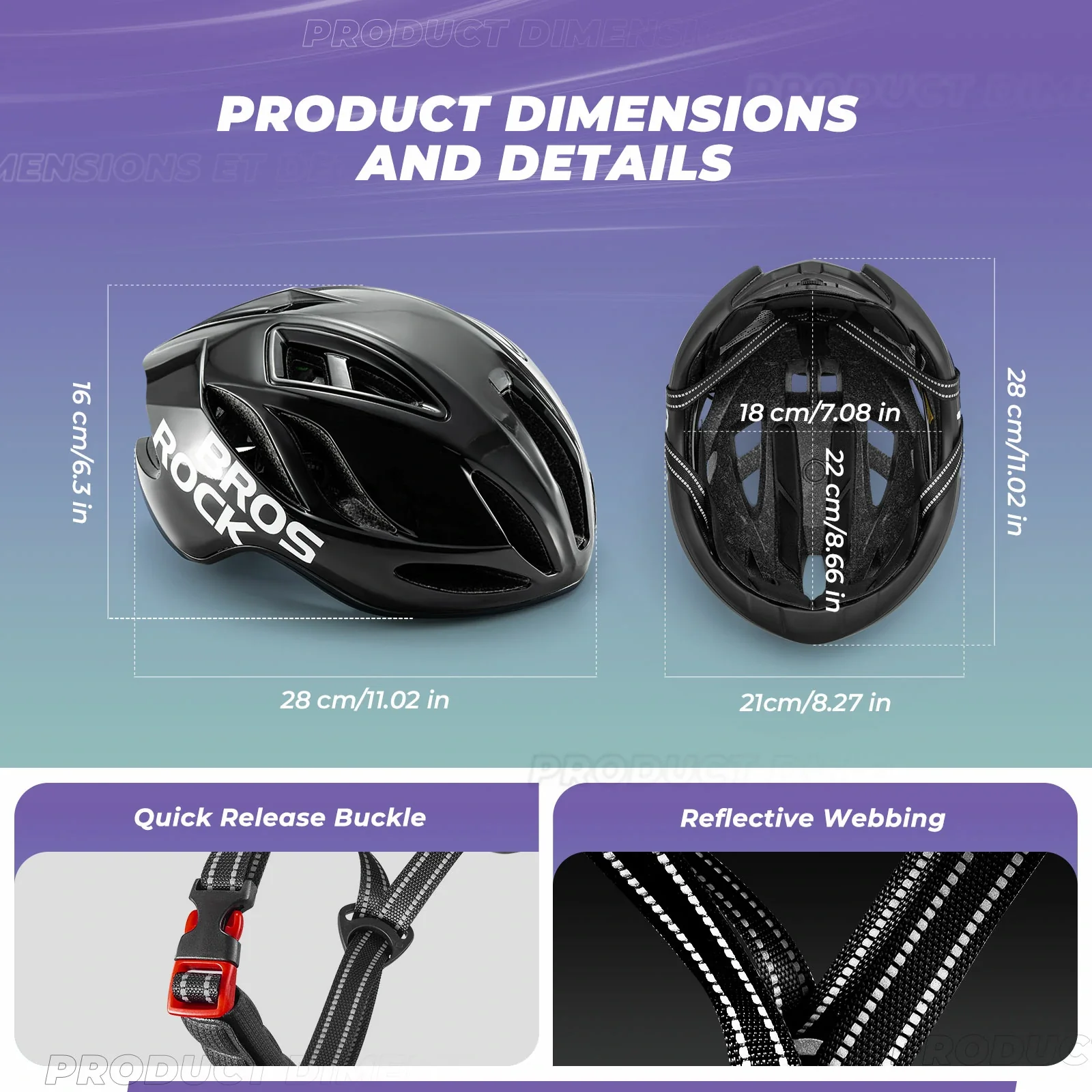ROCKBROS Ultra-Light Bike Helmet Maximum Protection Ultimate Comfort - Image 37