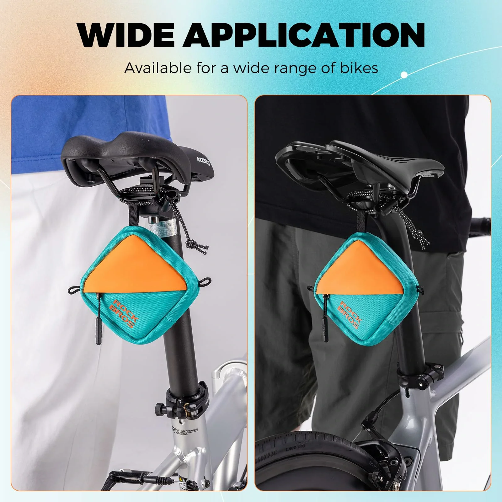 ROCKBROS Urban Rider Series Saddle Bag Bike Seat Bag - Image 3