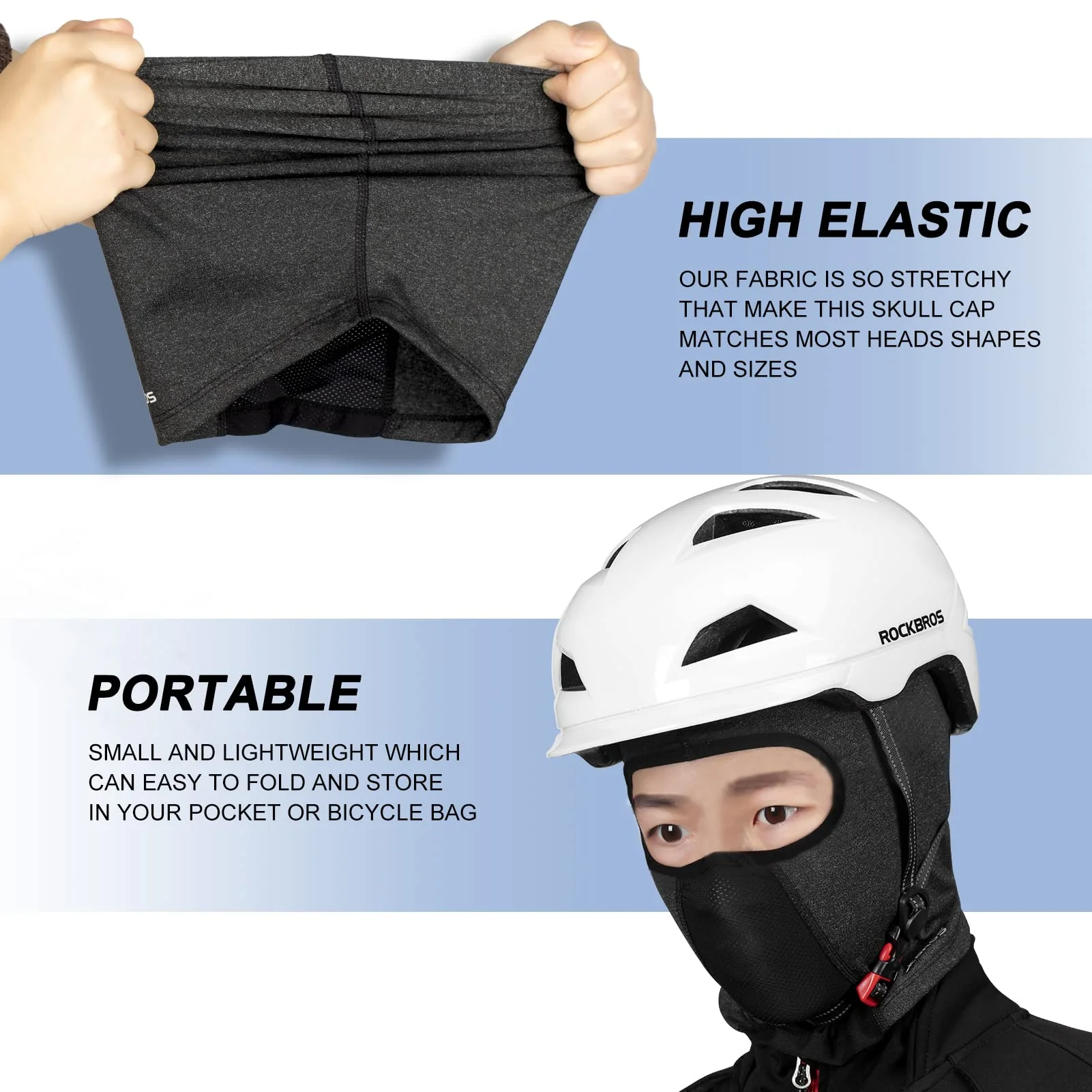 ROCKBROS Winter Balaclava Ski Mask with Glasses Holes for Men Women - Image 46