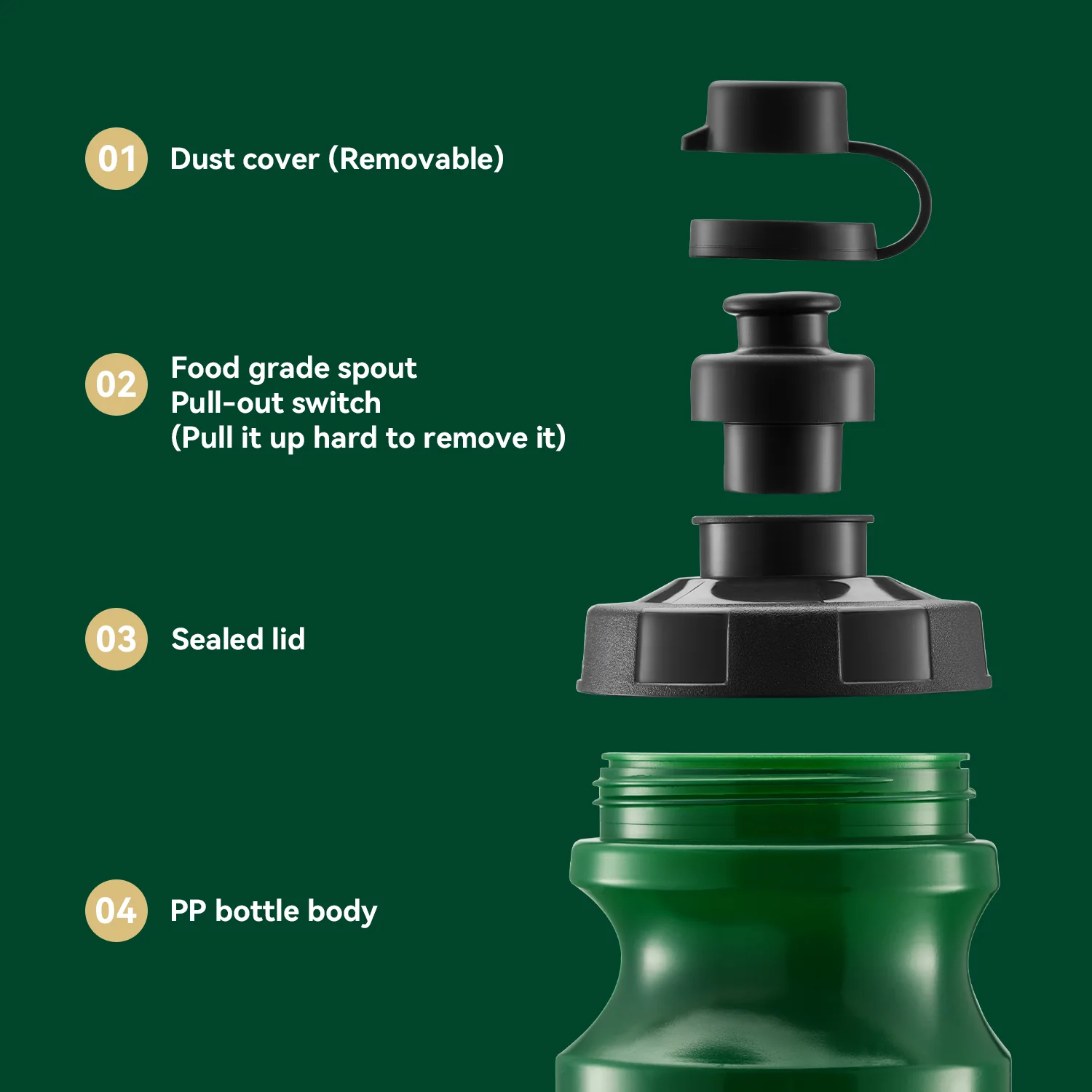 ROCKBROS × Zhejiang Professional FC Limited Edition Bike Water Bottle 600ML - Image 3