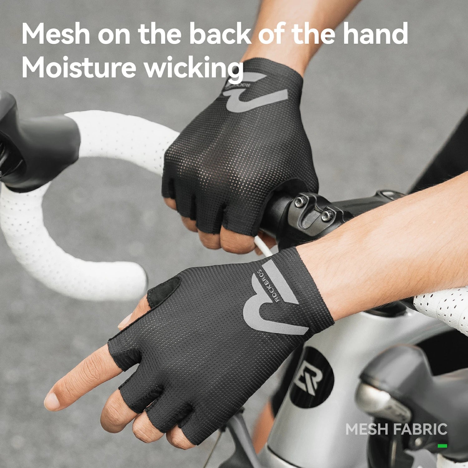 S407 Half-Finger Cycling Gloves with SBR Palm Breathable Mesh - Image 10