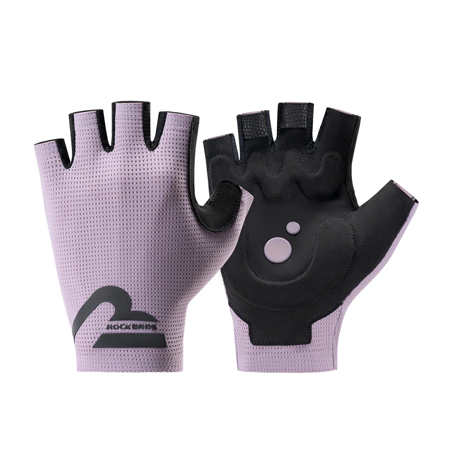 S407 Half-Finger Cycling Gloves with SBR Palm Breathable Mesh - Image 3