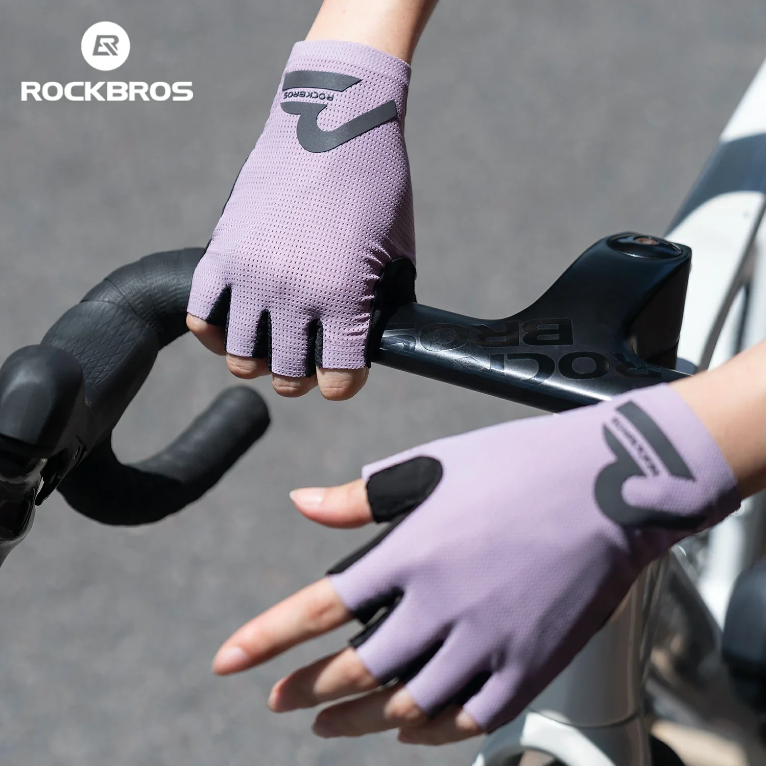 S407 Half-Finger Cycling Gloves with SBR Palm Breathable Mesh - Image 4