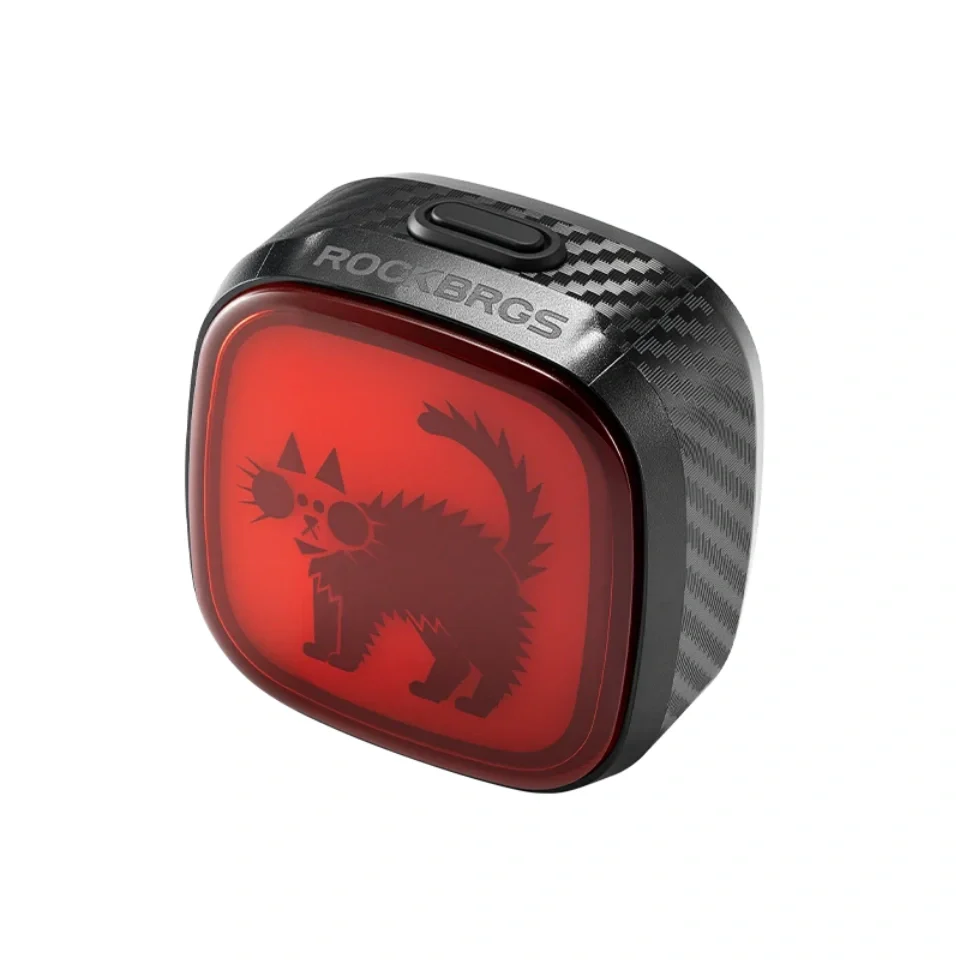 Safe Night Riding Emoji Tail Light IPX5