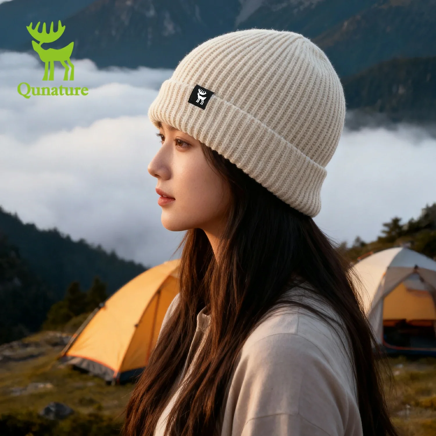Slouchy Knit Beanie for Men Women Warm Knitted Winter Hat - Image 3