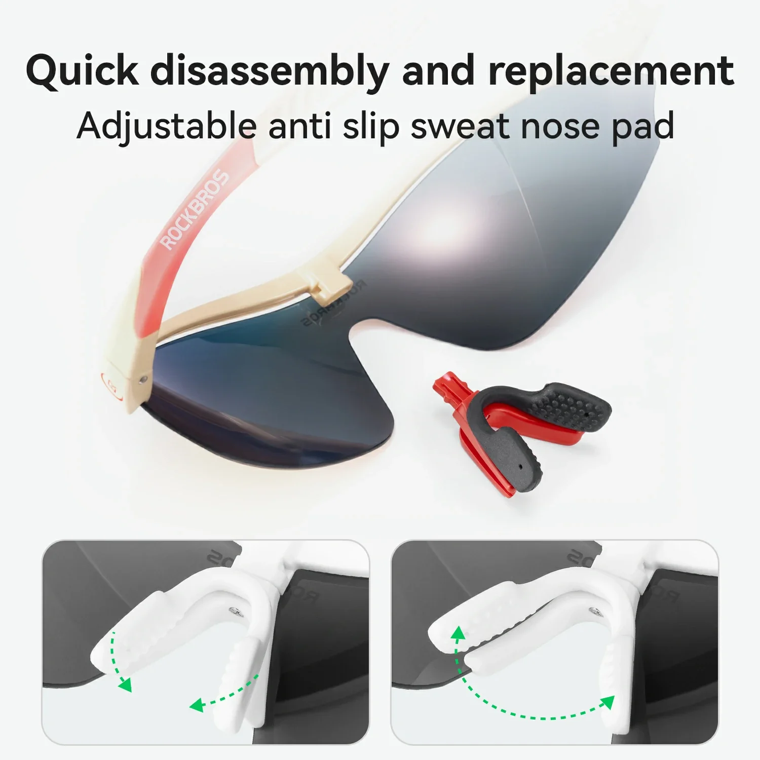 SP402 Polarized Glasses 3 Replaceable Lenses UV400 - Image 23