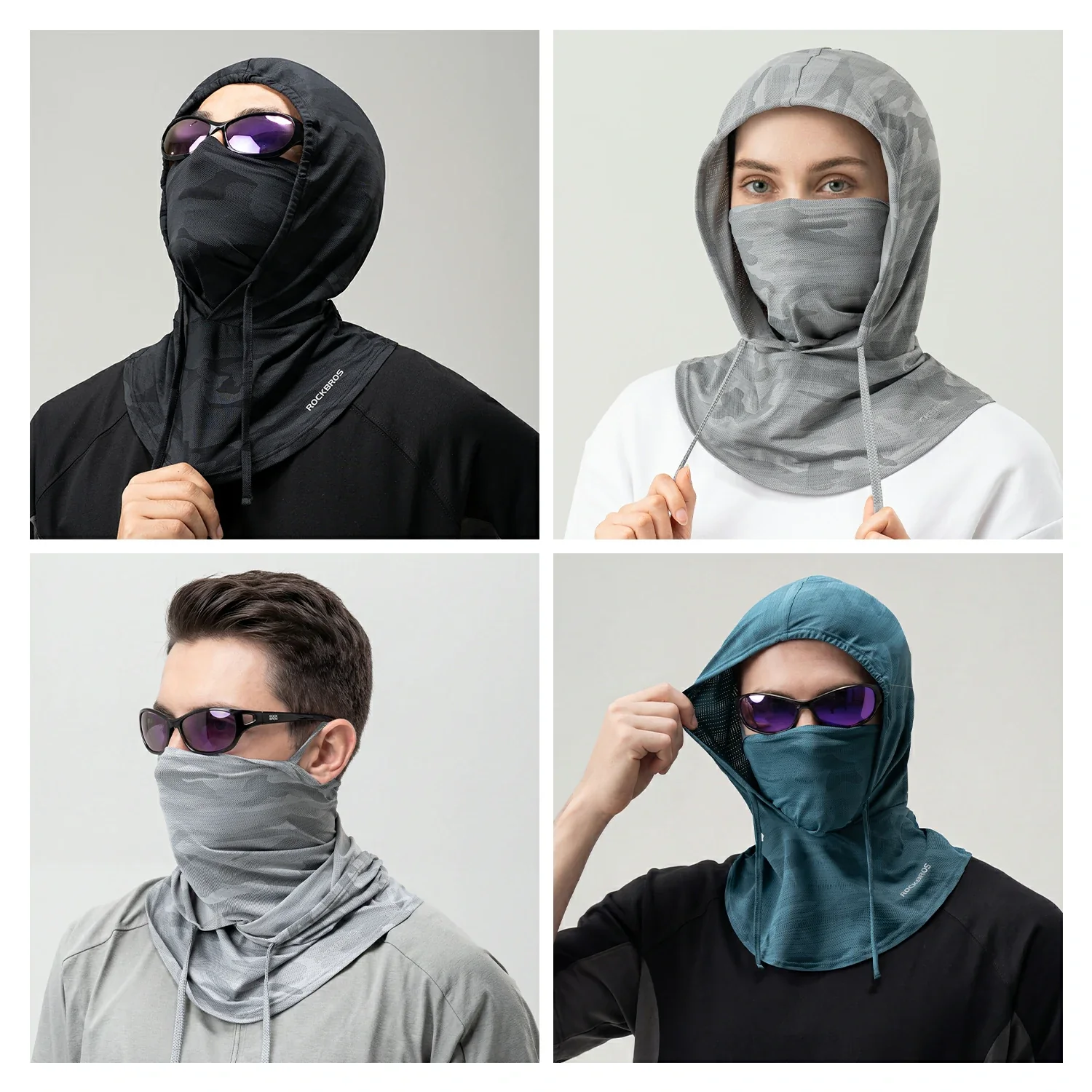 Summer Ice Silk Neck Gaiter Helmet Line - Image 11