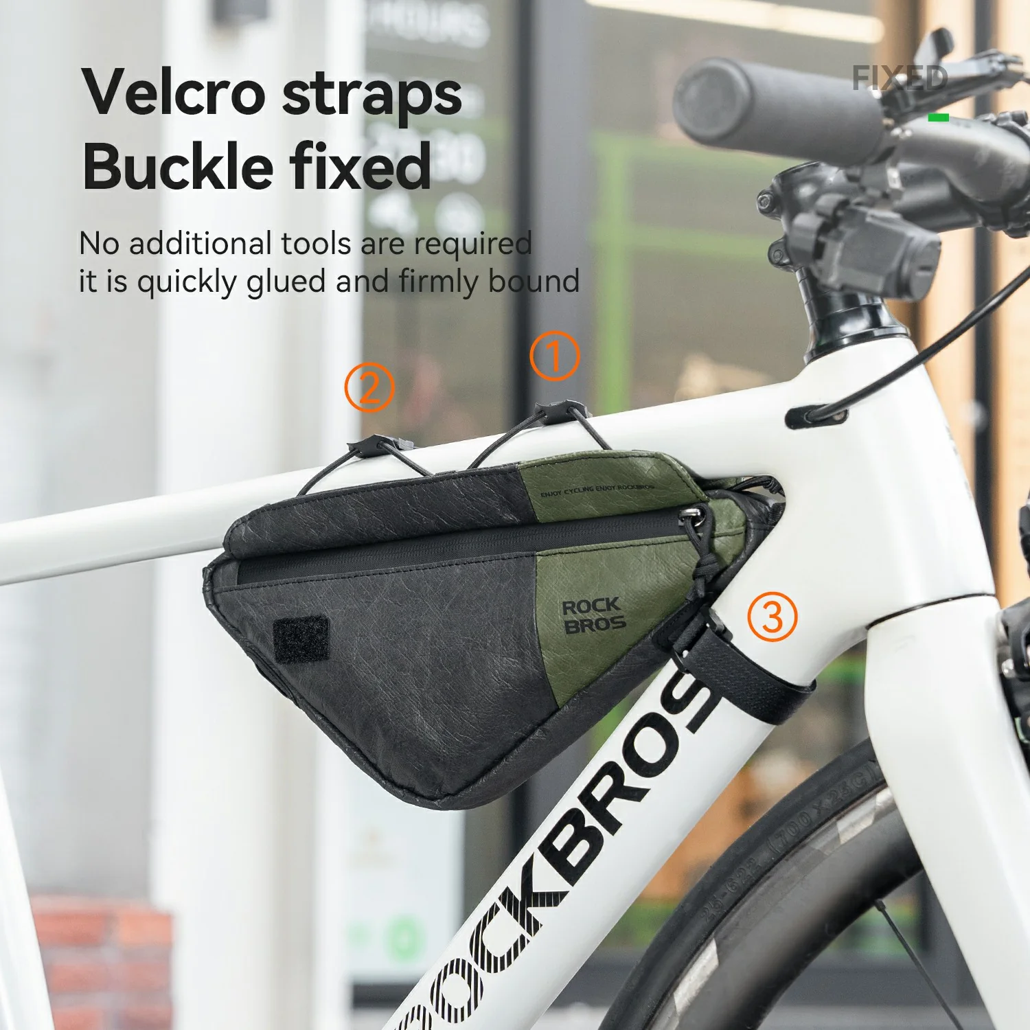 Sustainable Eco-Friendly Bike Triangle Bag Frame Bag 0.7L - Image 4
