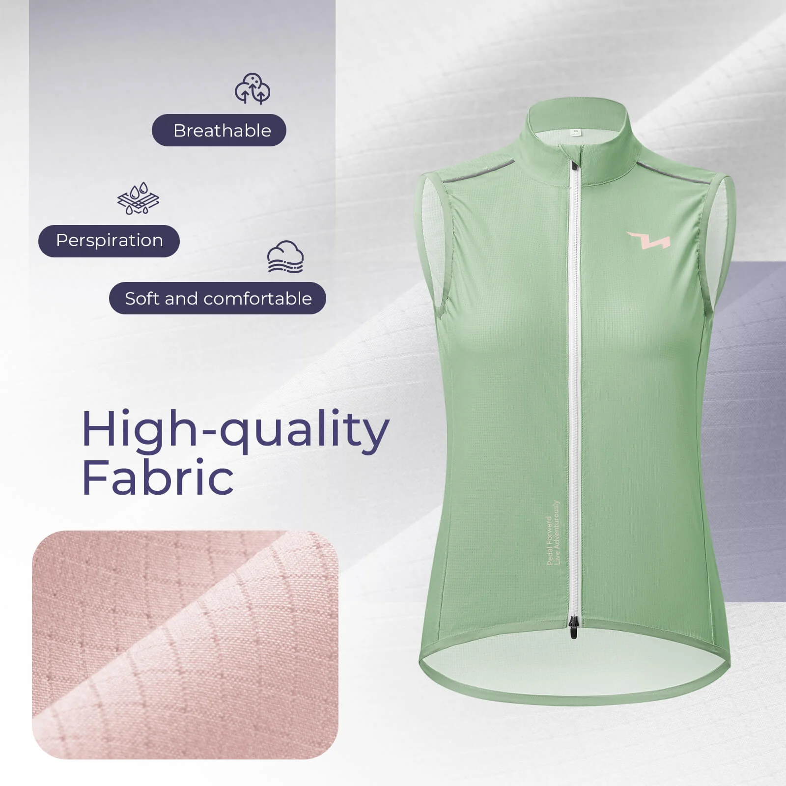 TVI Women's Cycling Vest Windproof - MJ008 - Image 5