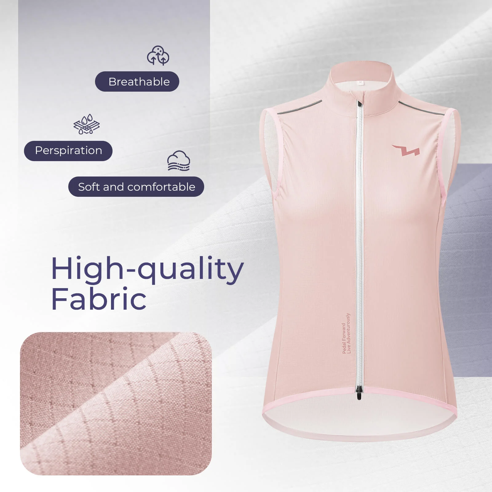 TVI Women's Cycling Vest Windproof - MJ008 - Image 9