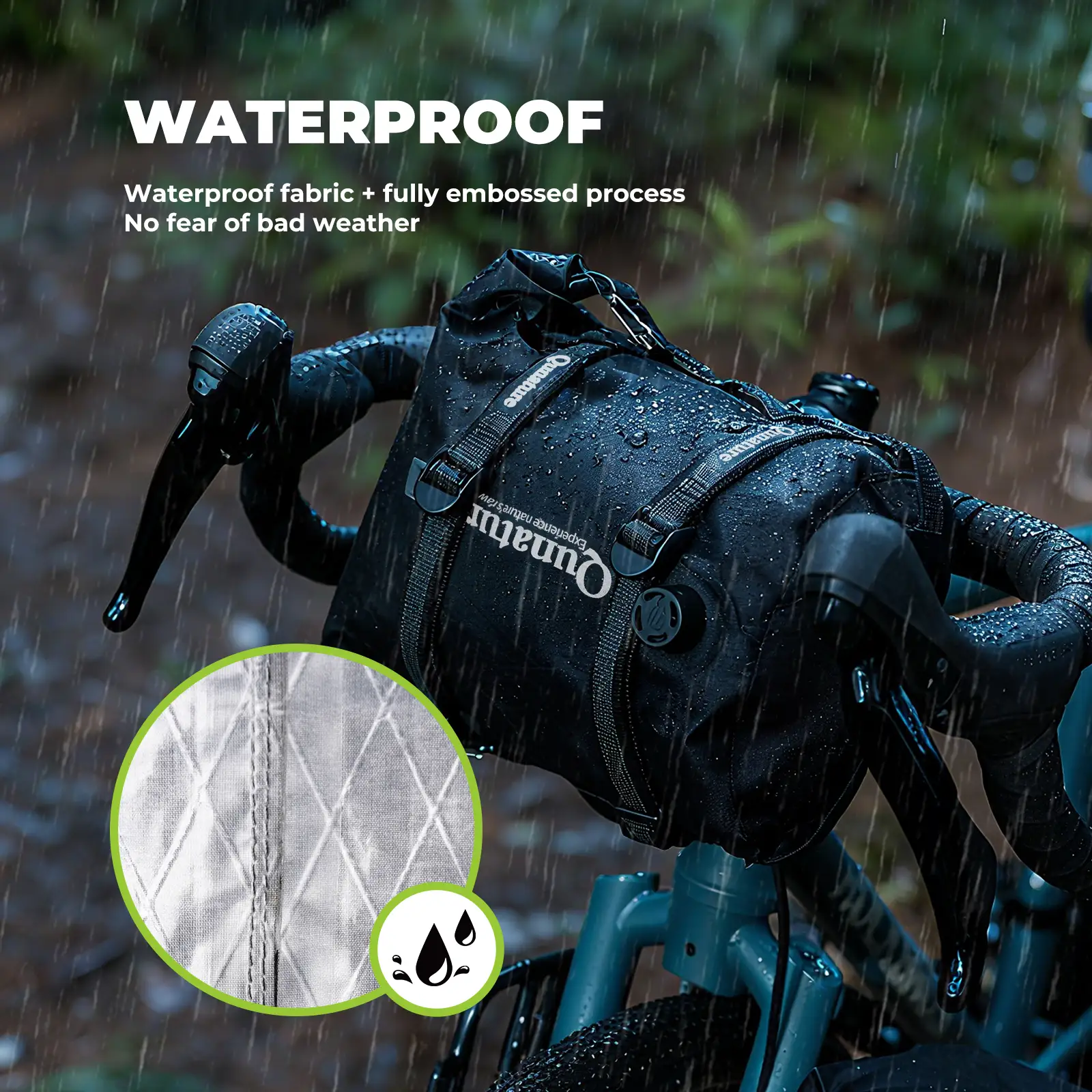 Bikepacking Waterproof Compression Bag + Rear Rack Set - Image 23