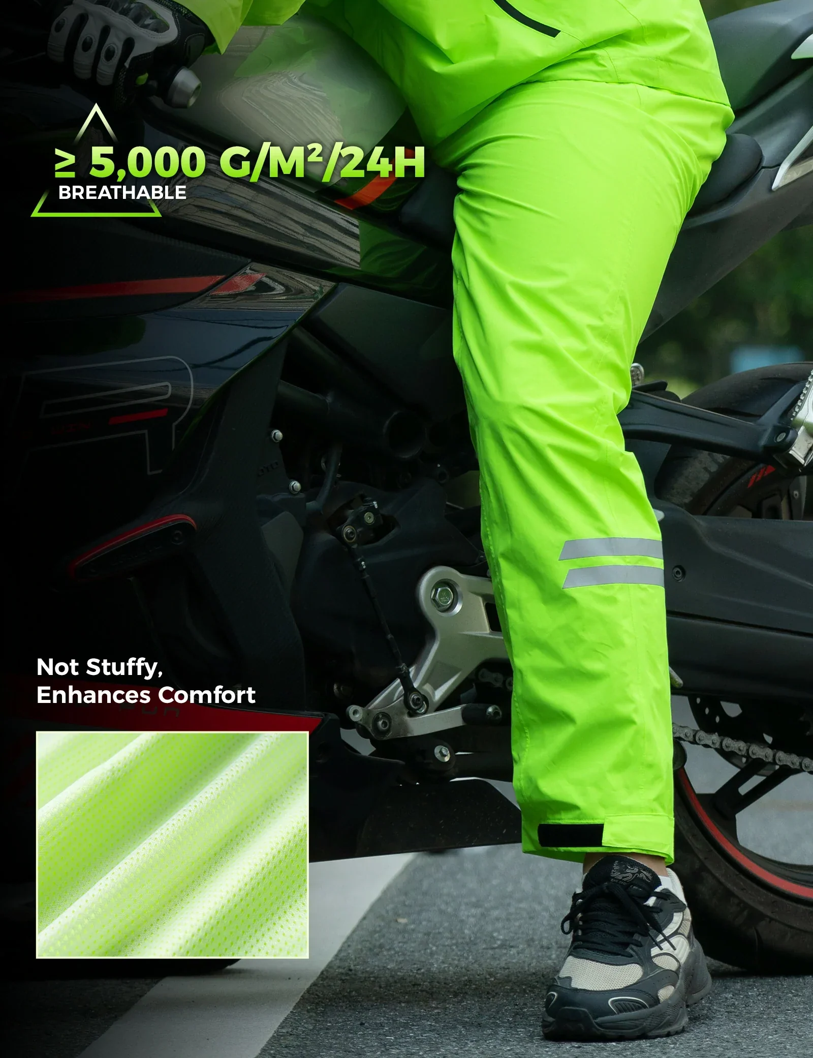 Waterproof Cycling Trousers YPK052 - Image 6